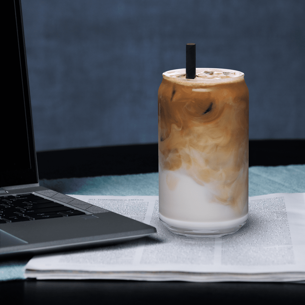 You Work, I Ignore Can-shaped glass - Image 3