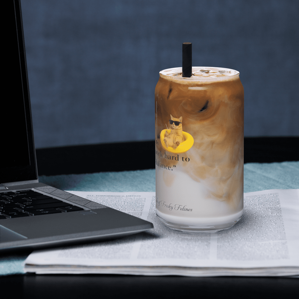 You Work, I Ignore Can-shaped glass - Image 2