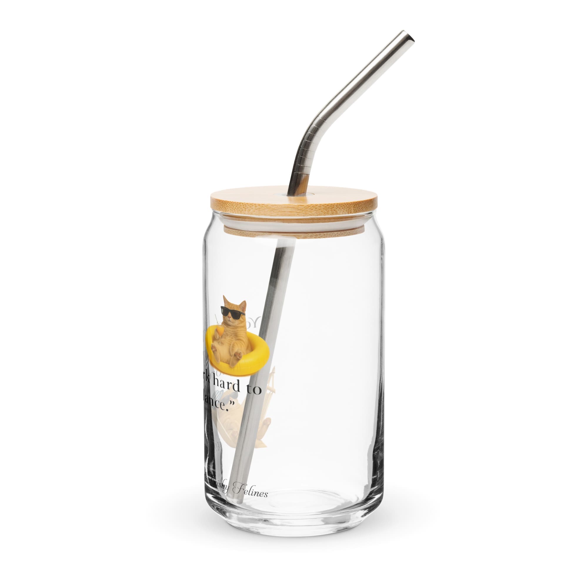 You Work, I Ignore Can-shaped glass - Image 5