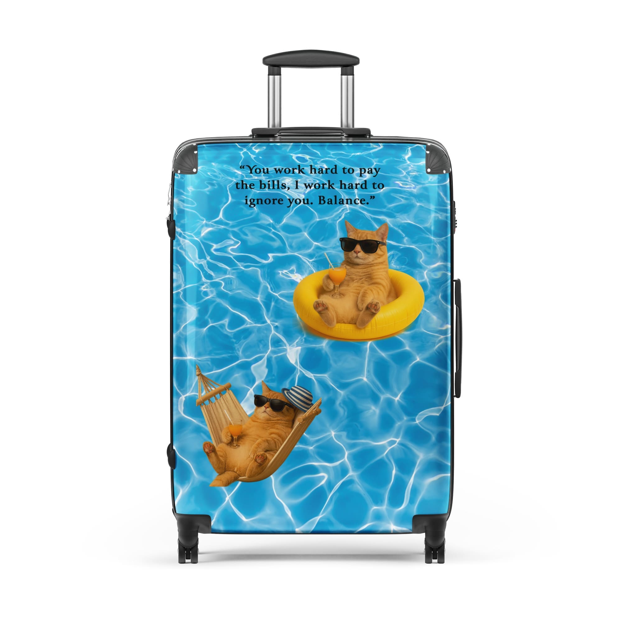 You Work, I Ignore Hard-Shell Suitcase - Image 3